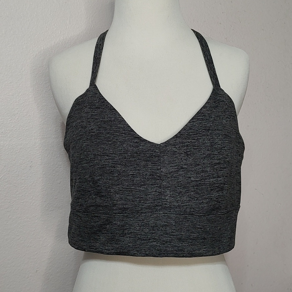 Joy Lab Charcoal Gray Sports Bra Size L